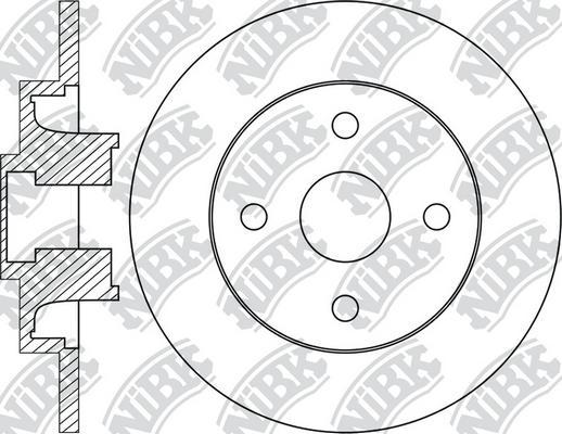 NiBK RN1857H - Bremžu diski autodraugiem.lv