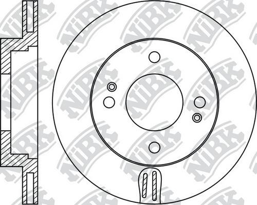 NiBK RN1812 - Bremžu diski autodraugiem.lv