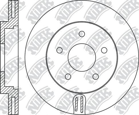 NiBK RN1883 - Bremžu diski autodraugiem.lv