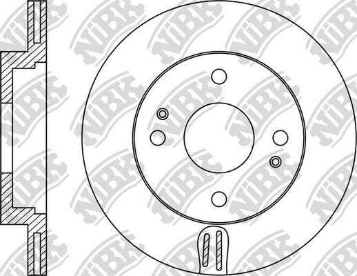 NiBK RN1834 - Bremžu diski autodraugiem.lv