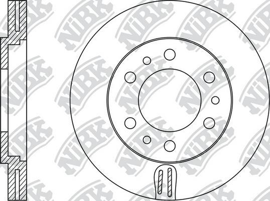 NiBK RN1395 - Bremžu diski autodraugiem.lv