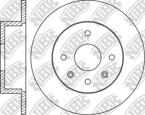 NiBK RN1391 - Bremžu diski autodraugiem.lv