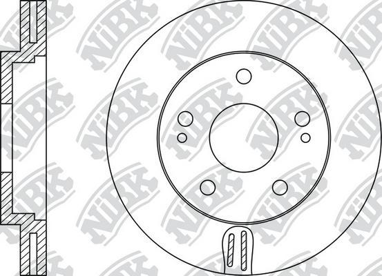 NiBK RN1365 - Bremžu diski autodraugiem.lv