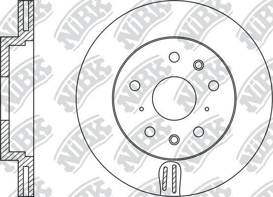 NiBK RN1320 - Bremžu diski autodraugiem.lv