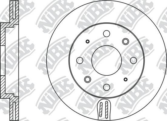 NiBK RN1376 - Bremžu diski autodraugiem.lv