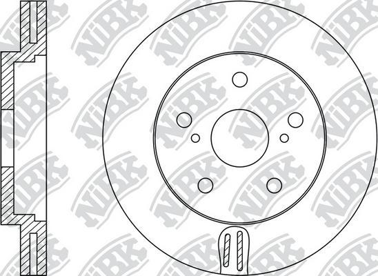 NiBK RN1241 - Bremžu diski autodraugiem.lv