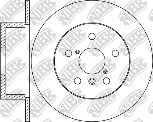 NiBK RN1255 - Bremžu diski autodraugiem.lv