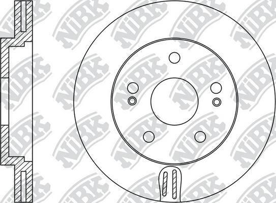 NiBK RN1209 - Bremžu diski autodraugiem.lv