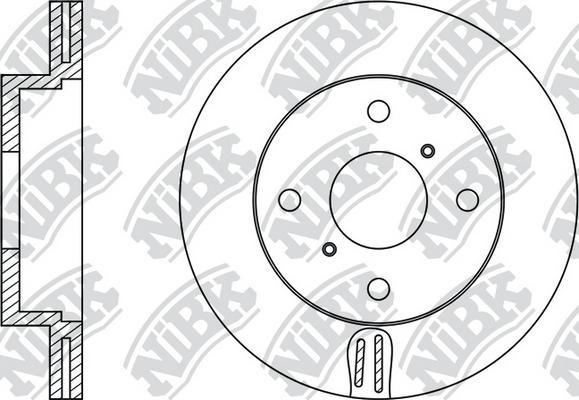 NiBK RN1205 - Bremžu diski autodraugiem.lv
