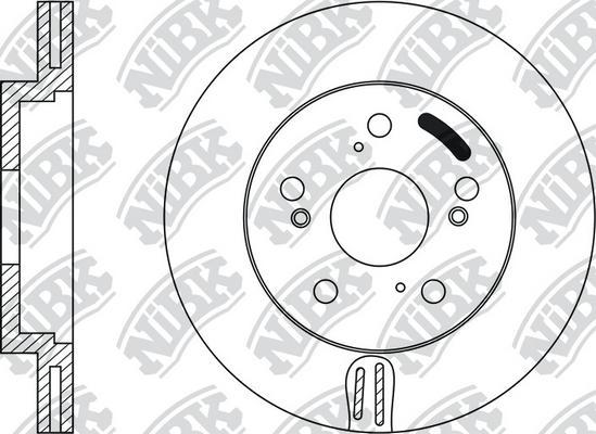 NiBK RN1218 - Bremžu diski autodraugiem.lv