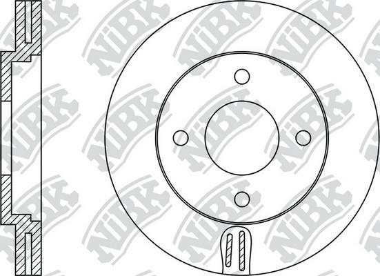NiBK RN1212 - Bremžu diski autodraugiem.lv