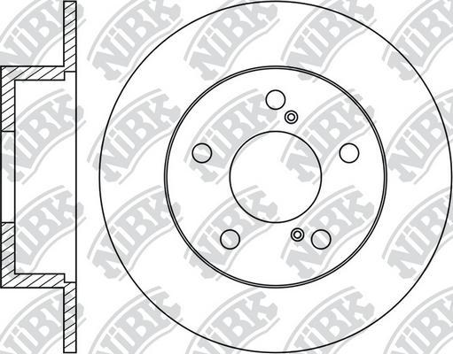 NiBK RN1278 - Bremžu diski autodraugiem.lv
