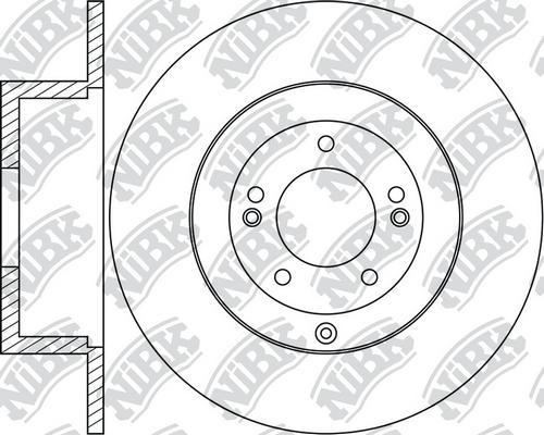NiBK RN1712 - Bremžu diski autodraugiem.lv