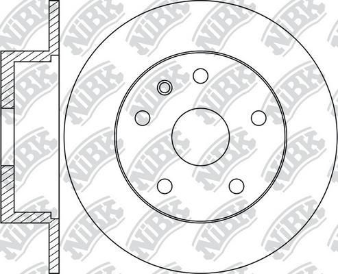 NiBK RN1729 - Bremžu diski autodraugiem.lv