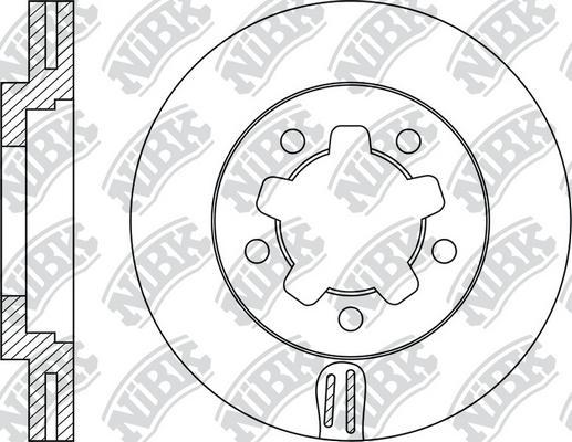 NiBK RN1776 - Bremžu diski autodraugiem.lv