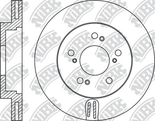 NiBK RN2054 - Bremžu diski autodraugiem.lv