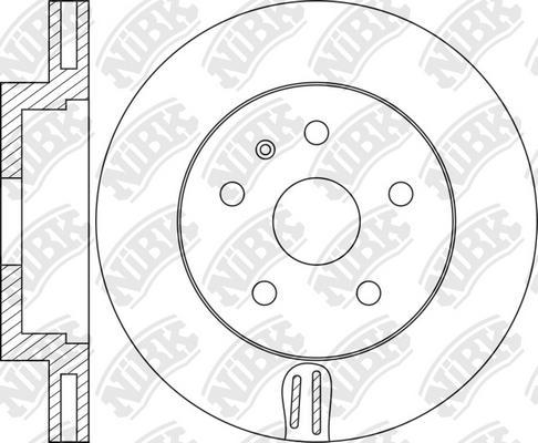 NiBK RN2065 - Bremžu diski autodraugiem.lv