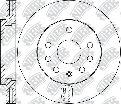 NiBK RN2027 - Bremžu diski autodraugiem.lv