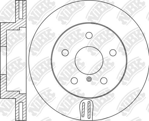 NiBK RN2070 - Bremžu diski autodraugiem.lv