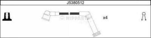 Nipparts J5380512 - Augstsprieguma vadu komplekts autodraugiem.lv