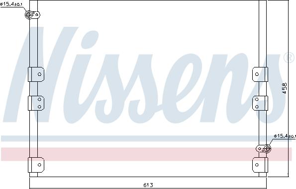 Nissens 94512 - Kondensators, Gaisa kond. sistēma autodraugiem.lv