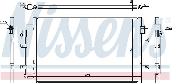 Nissens 940431 - Kondensators, Gaisa kond. sistēma autodraugiem.lv