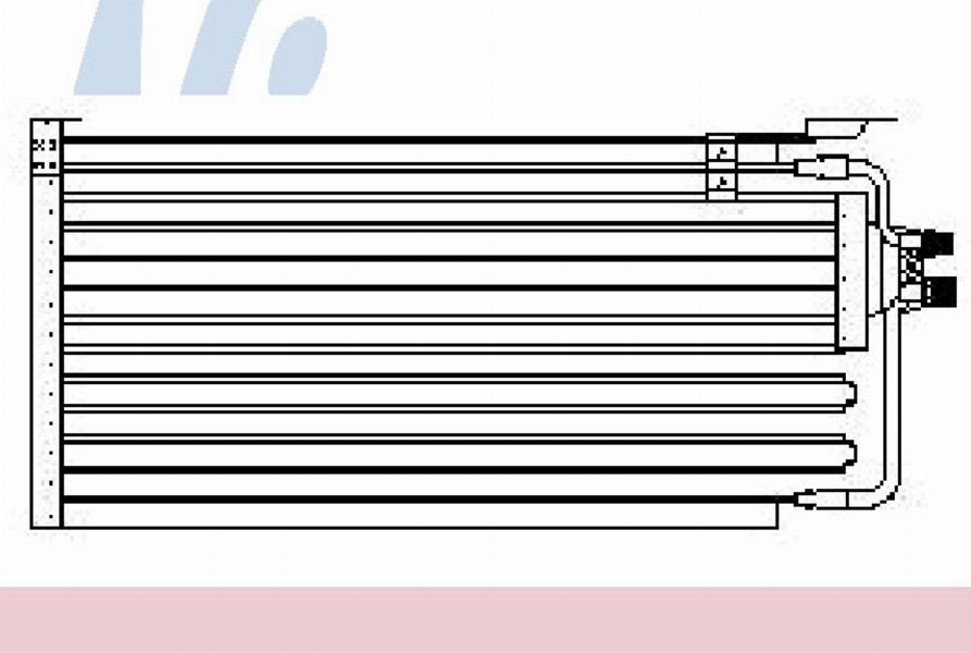 Nissens 94083 - Kondensators, Gaisa kond. sistēma autodraugiem.lv