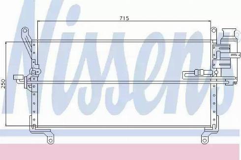 Nissens 94320 - Kondensators, Gaisa kond. sistēma autodraugiem.lv