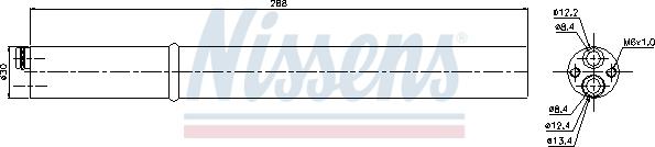 Nissens 95451 - Sausinātājs, Kondicionieris autodraugiem.lv