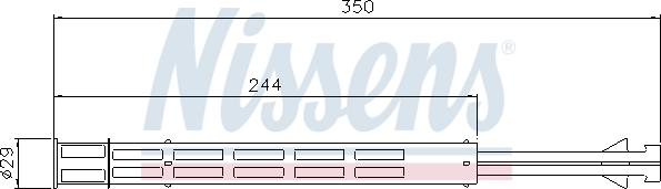 Nissens 95502 - Sausinātājs, Kondicionieris autodraugiem.lv