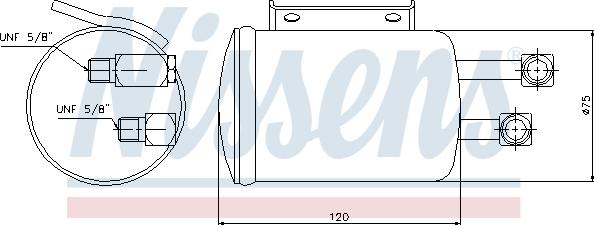 Nissens 95106 - Sausinātājs, Kondicionieris autodraugiem.lv