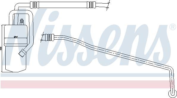 Nissens 95375 - Sausinātājs, Kondicionieris autodraugiem.lv