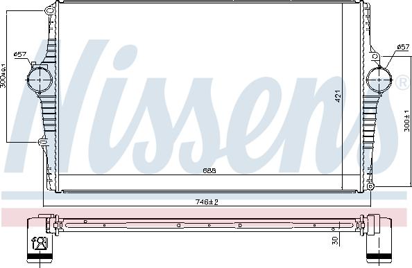 Nissens 969002 - Starpdzesētājs autodraugiem.lv