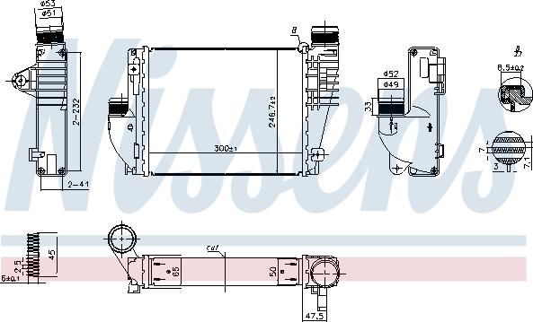 Nissens 961523 - Starpdzesētājs autodraugiem.lv