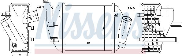 Nissens 96708 - Starpdzesētājs autodraugiem.lv