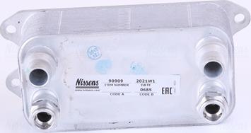Nissens 90909 - Eļļas radiators, Automātiskā pārnesumkārba autodraugiem.lv
