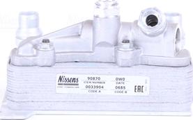 Nissens 90870 - Eļļas radiators, Automātiskā pārnesumkārba autodraugiem.lv