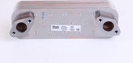 Nissens 90727 - Eļļas radiators, Motoreļļa autodraugiem.lv