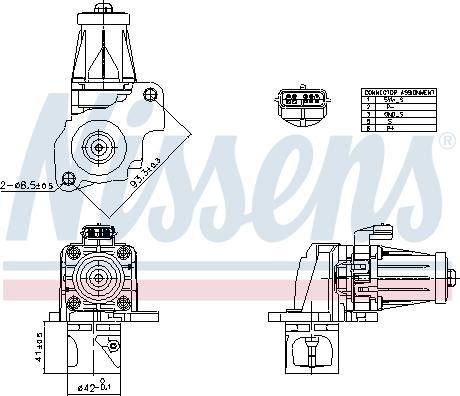 Nissens 98405 - Izpl. gāzu recirkulācijas vārsts autodraugiem.lv