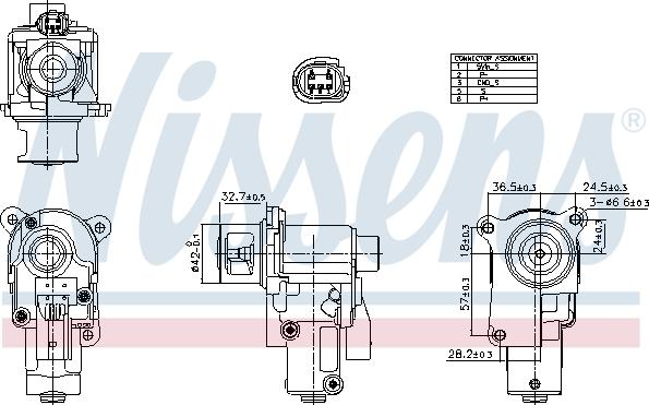 Nissens 98552 - Izpl. gāzu recirkulācijas vārsts autodraugiem.lv