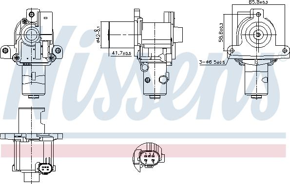 Nissens 98183 - Izpl. gāzu recirkulācijas vārsts autodraugiem.lv