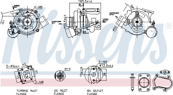 Nissens 93611 - Kompresors, Turbopūte autodraugiem.lv