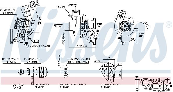 Nissens 93065 - Kompresors, Turbopūte autodraugiem.lv