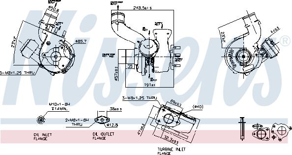 Nissens 93111 - Kompresors, Turbopūte autodraugiem.lv