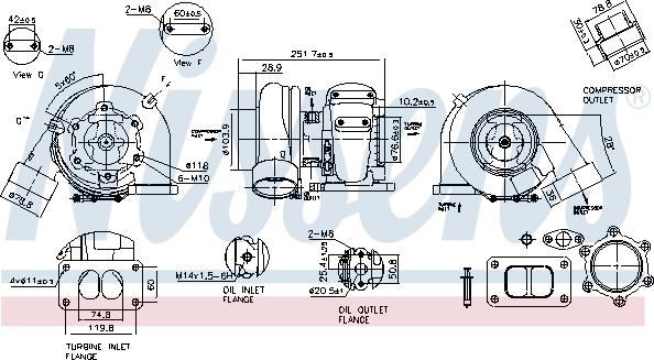 Nissens 93296 - Kompresors, Turbopūte autodraugiem.lv