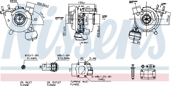 Nissens 93247 - Kompresors, Turbopūte autodraugiem.lv