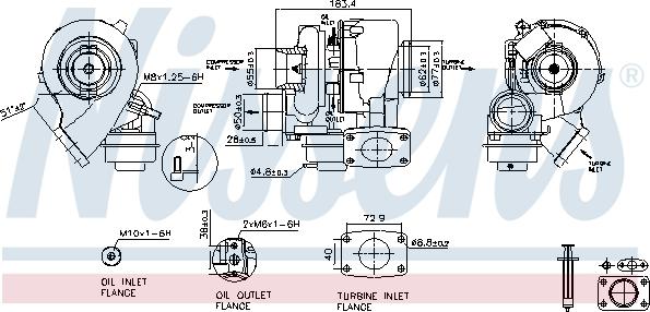 Nissens 93202 - Kompresors, Turbopūte autodraugiem.lv