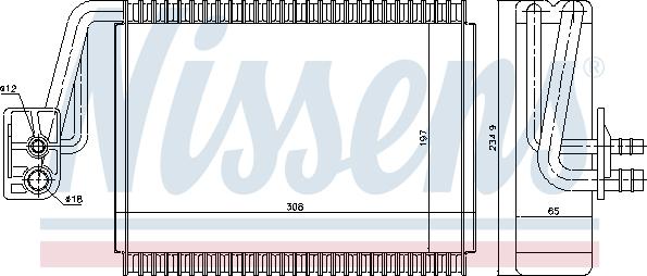 Nissens 92174 - Iztvaikotājs, Gaisa kondicionēšanas sistēma autodraugiem.lv