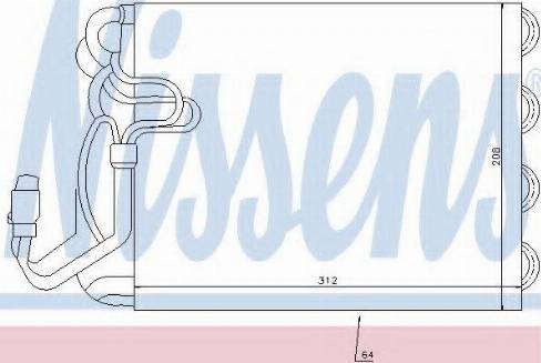 Nissens 92247 - Iztvaikotājs, Gaisa kondicionēšanas sistēma autodraugiem.lv