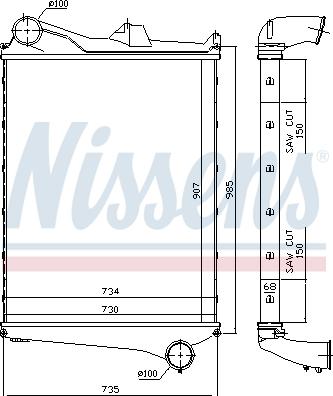 Nissens 97006 - Starpdzesētājs autodraugiem.lv